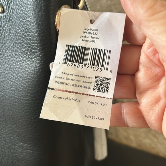 NWT Kate Spade large pebbles leather bucket - Picture 4 of 9